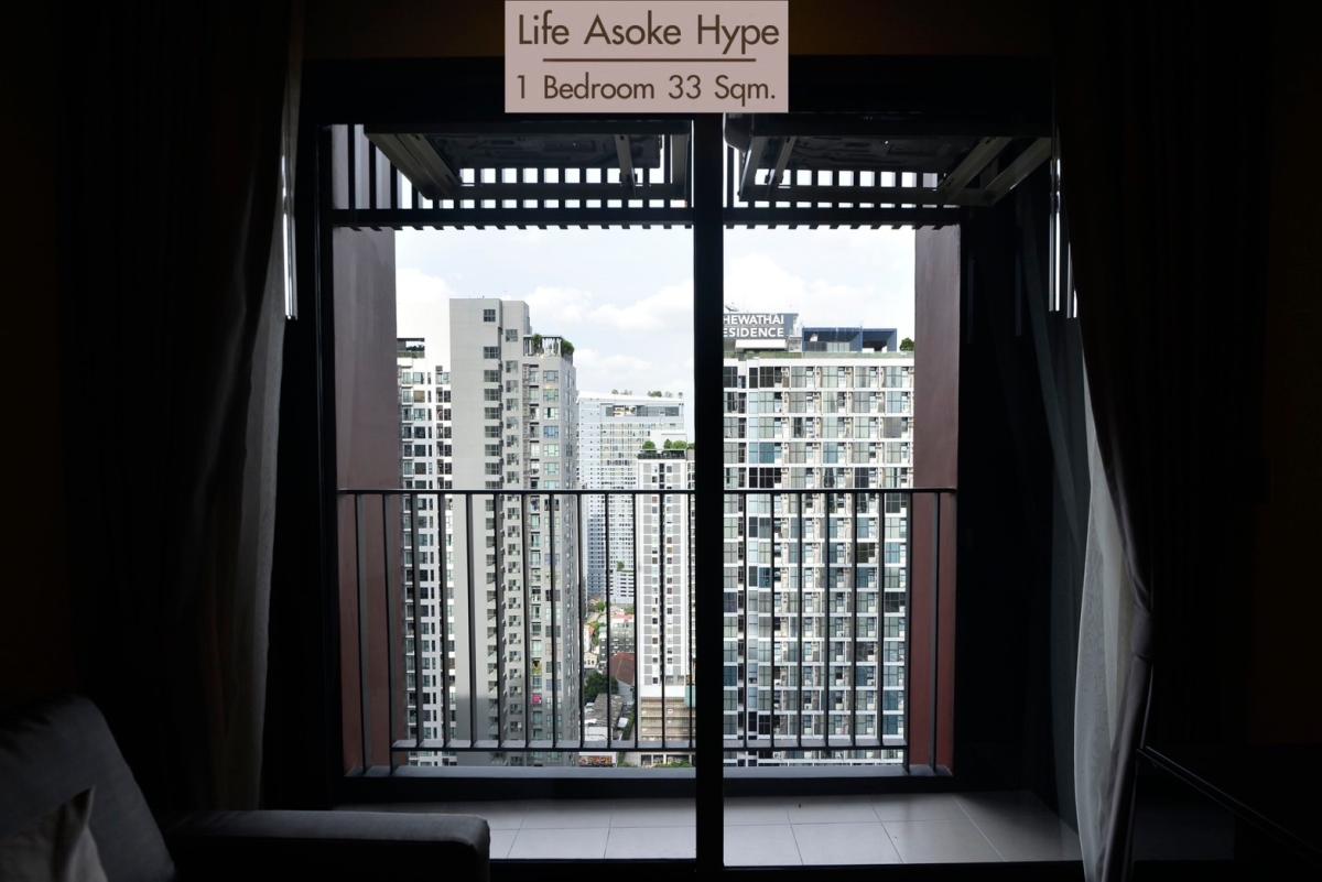 🌿 Life Asoke Hype 🌿 ห้องสวย สไตล์มินิมอล 🛏 1 Bed 33 ตร.ม ราคาต่อรองได้ - ติด MRT พระราม9